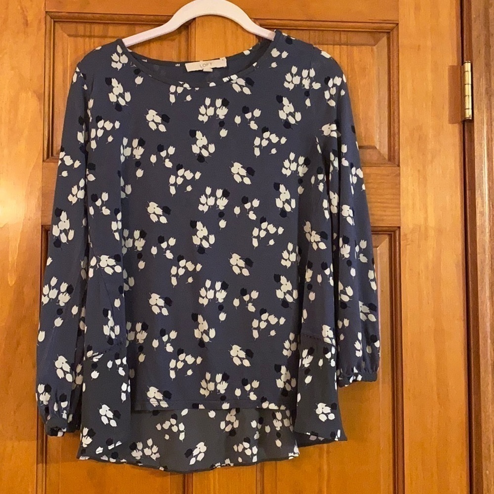 LOFT Floral Blouse